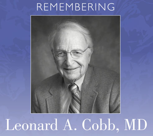 In Memoriam: Leonard A. Cobb, MD - Citizen CPR